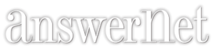 answernet logo with dropshadow