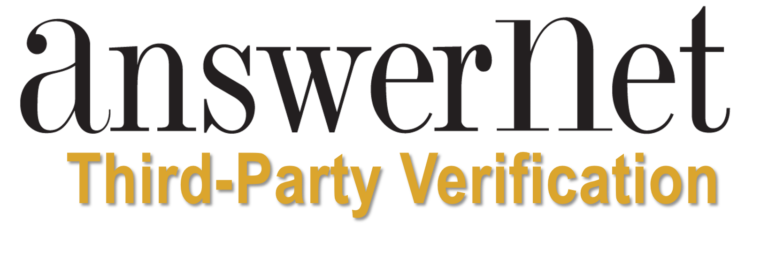 Answernet Third Party Verification Logo