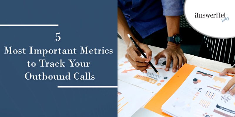 metrics for outbound calling - two men writing on paper with data and statistics